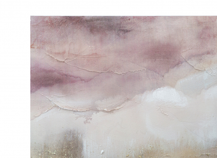 Tablou Mountain, lemn de pin/panza, multicolor, 80X2.7X60 cm [7]