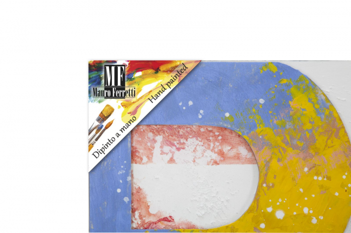 Tablou Music, lemn de pin/panza, Multicolor, 100X3,5X100 cm [4]