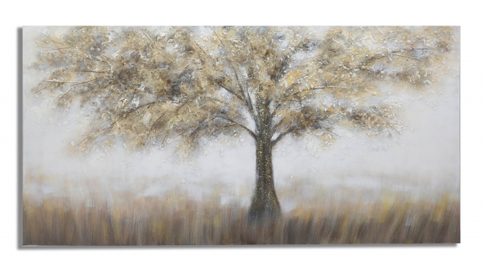 Tablou Painting Tree -A-, Lemn/Canvas, Multicolor, 141.5x4x72 cm [5]