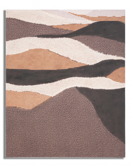 Tablou pictat manual Darky, Lemn/Canvas, Multicolor, 100x80x3.7 cm [5]