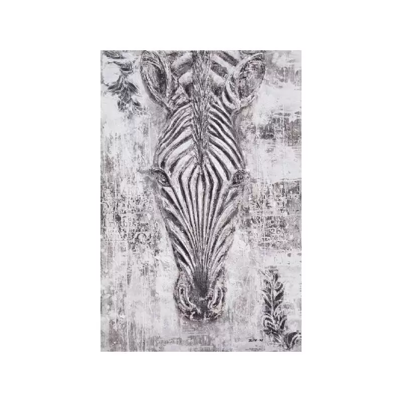 Tablou pictat manual Zebra 180 x 120 lotusland.ro imagine 2022