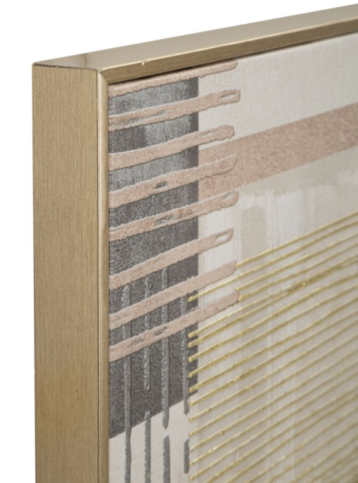 Tablou pictat pe pânza cu Rama, liniara -b- cm 60x3x60 [2]