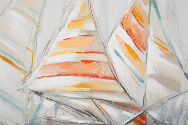 Tablou Reggata, Lemn/Canvas, Multicolor, 70x140x2.8 cm [3]