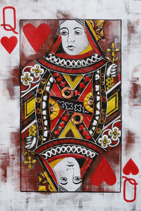 Tablou regina inimii, metalic [1]