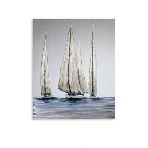 Tablou Sailing, panza, multicolor, 80×100 cm GILDE imagine 2022