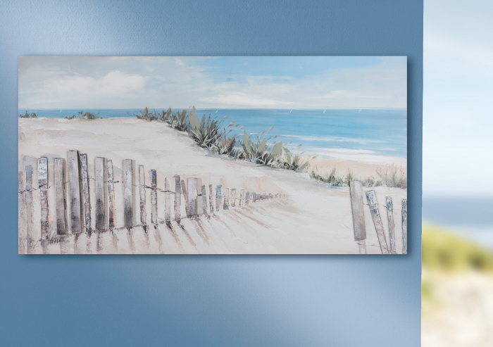 Poza Tablou Sea in sight, Print, Multicolor, 150x70x4 cm