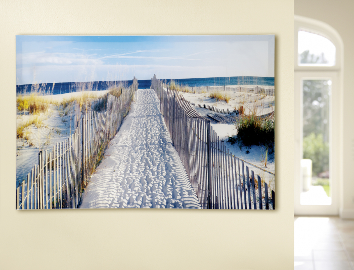 Tablou Seaside, panza, multicolor, 90x60x2.5 cm GILDE imagine 2022