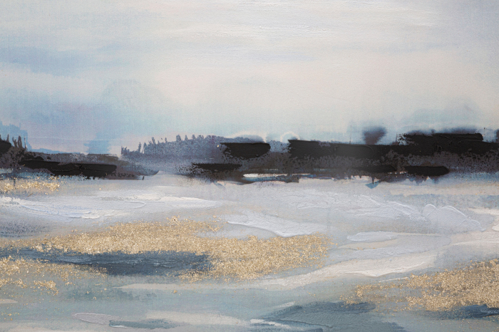 Tablou Sky, lemn de pin/panza, multicolor, 120X3.8X60 cm [6]