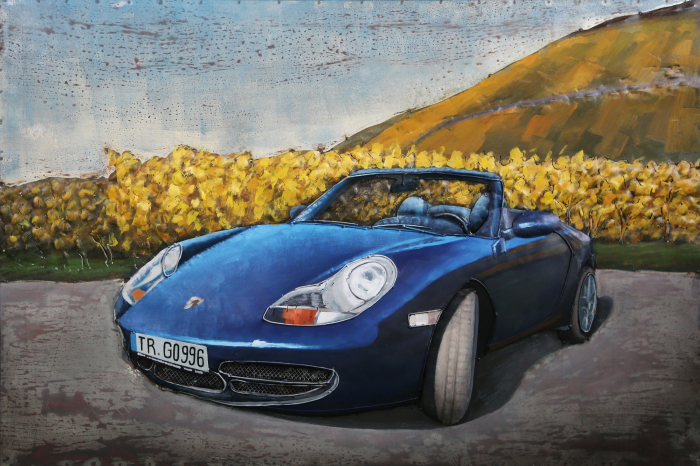 Tablou Sportscar metalic in relief [3]