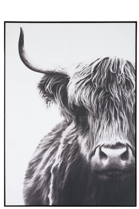 Tablou Yak, Canvas/Lemn, Negru, 103.5x4.5x142.5 cm [1]