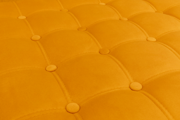Taburet  Chesterfield, Galben, 70x32x70 cm [5]