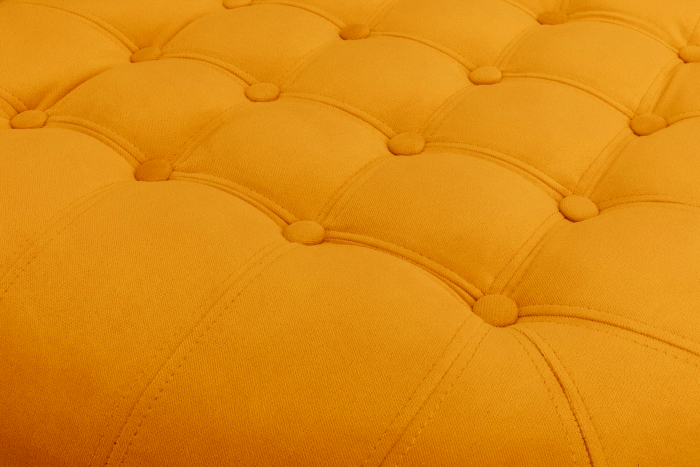 Taburet  Chesterfield, Galben, 80x32x80 cm [4]