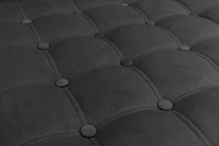 Taburet  Chesterfield , Gri, 70x32x70 cm [4]