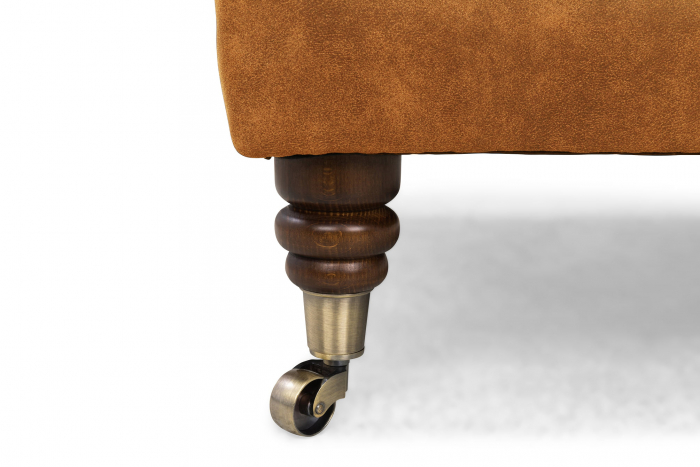 Taburet  Chesterfield, Maro coniac, 70x32x70 cm [5]