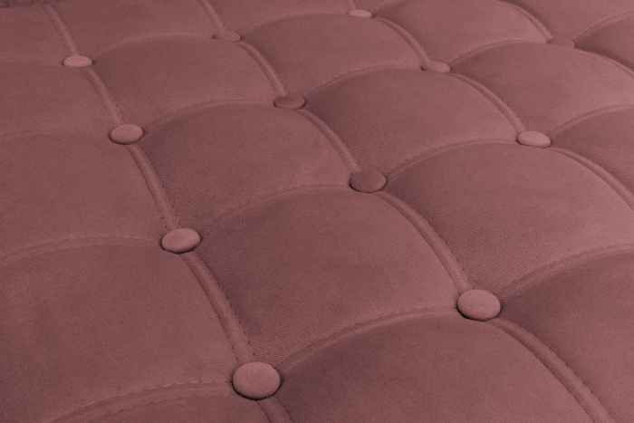 Taburet  Chesterfield, Roz inchis, 70x32x70 cm [4]