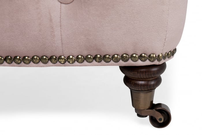 Taburet  Chesterfield, Roz, 75x45x70 cm [3]