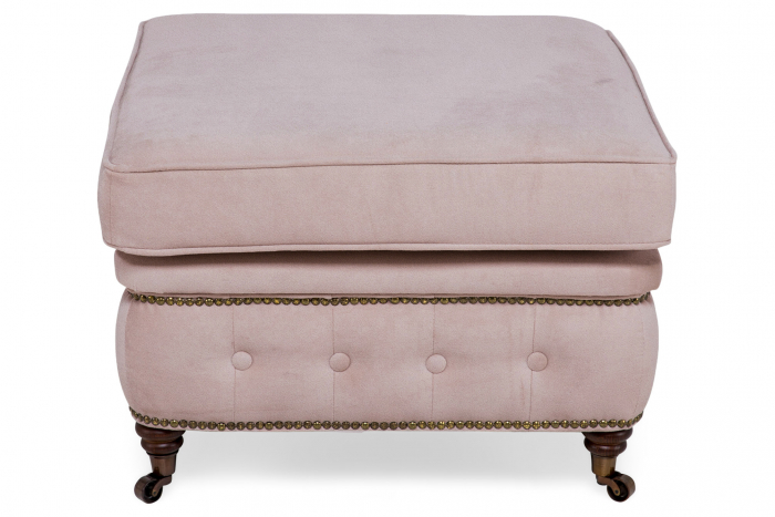 Taburet  Chesterfield, Roz, 75x45x70 cm [2]