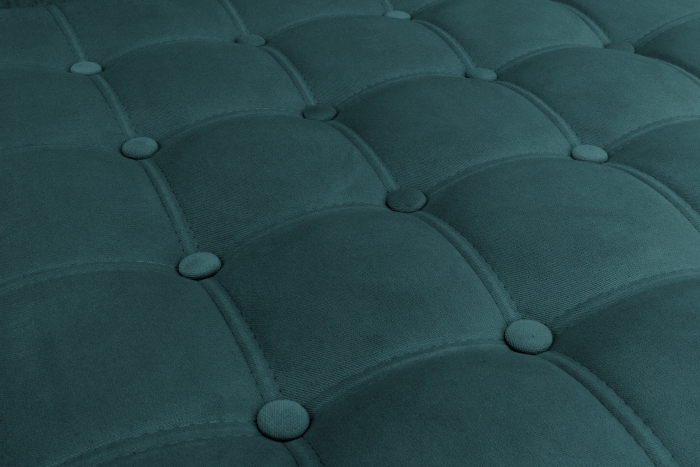 Taburet  Chesterfield, Turcoaz, 70x32x70 cm [4]