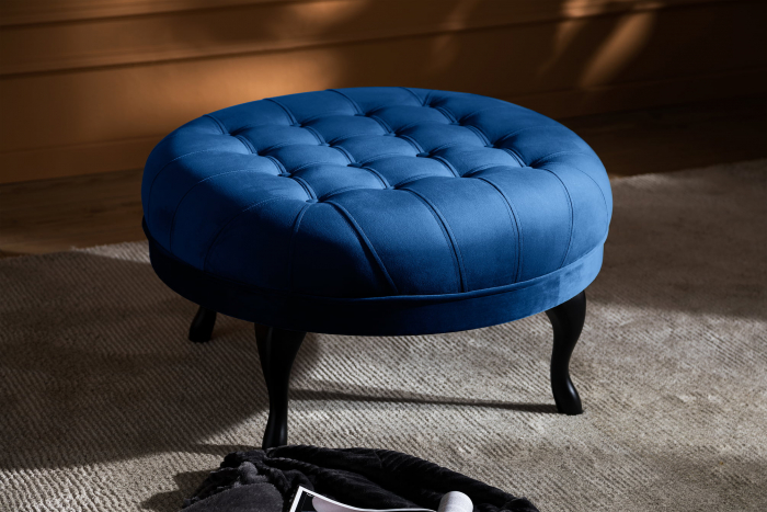 Taburet  Diana, Albastru, 80x44x80 cm [1]