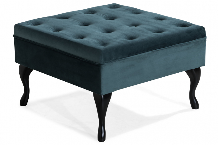 Taburet  Diana, Albastru verzui, 70x44x70 cm [2]