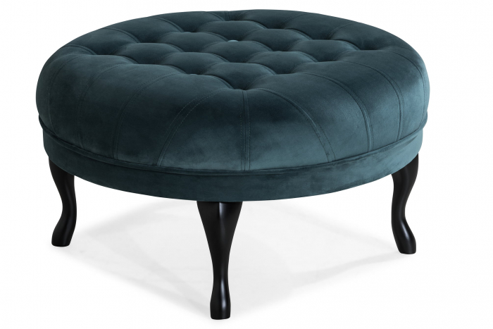 Taburet  Diana, Albastru verzui, 80x44x80 cm [3]