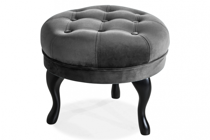 Taburet  Diana, Gri inchis, 50x44x44 cm [2]