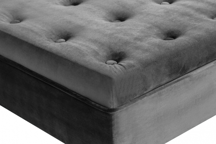 Taburet  Diana, Gri inchis, 70x44x70 cm [3]