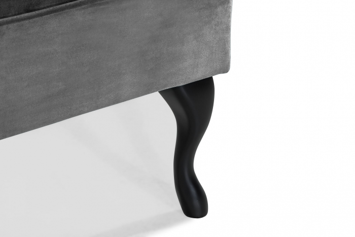 Taburet  Diana, Gri inchis, 70x44x70 cm [5]