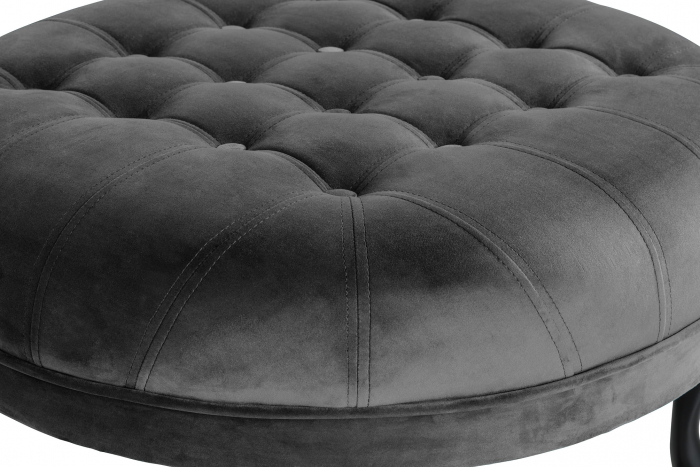 Taburet  Diana, Gri inchis, 80x44x80 cm [4]