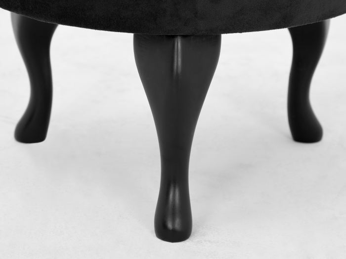 Taburet  Diana, Negru, 50x44x44 cm [5]