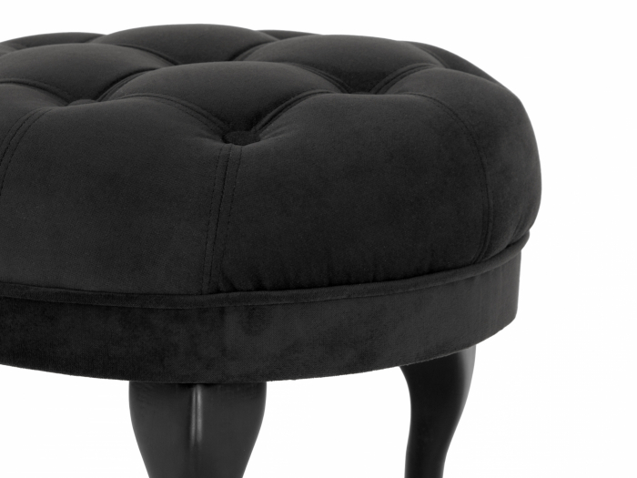 Taburet  Diana, Negru, 50x44x44 cm [3]