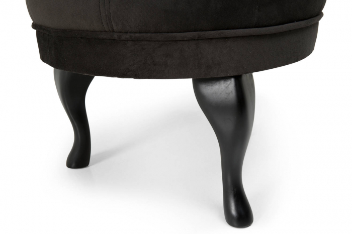 Taburet  Diana, Negru, 50x44x44 cm [9]