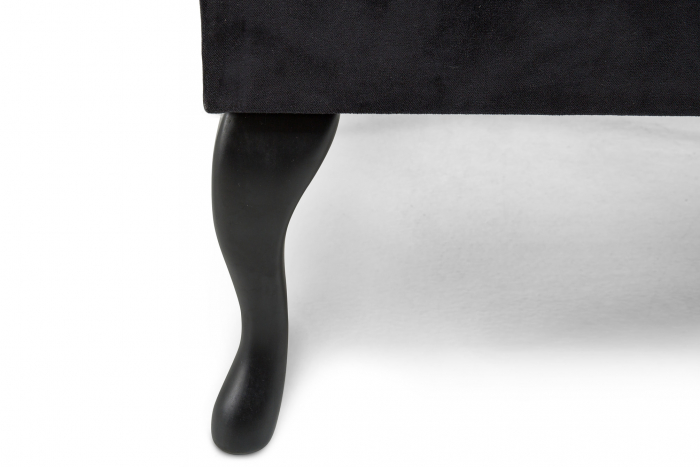 Taburet  Diana, Negru, 70x44x70 cm [3]