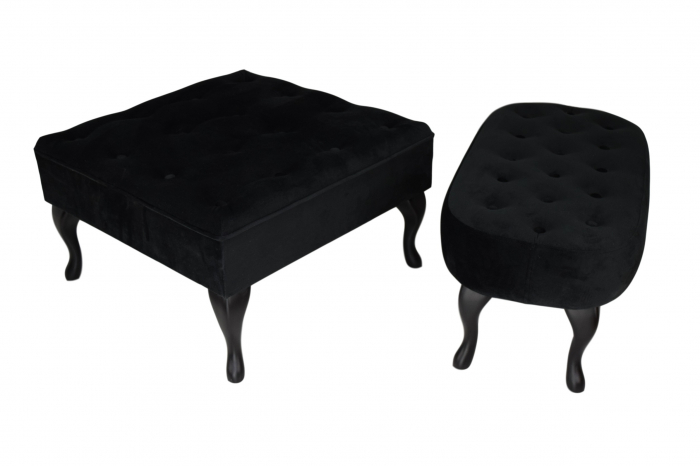 Taburet  Diana, Negru, 70x44x70 cm [10]