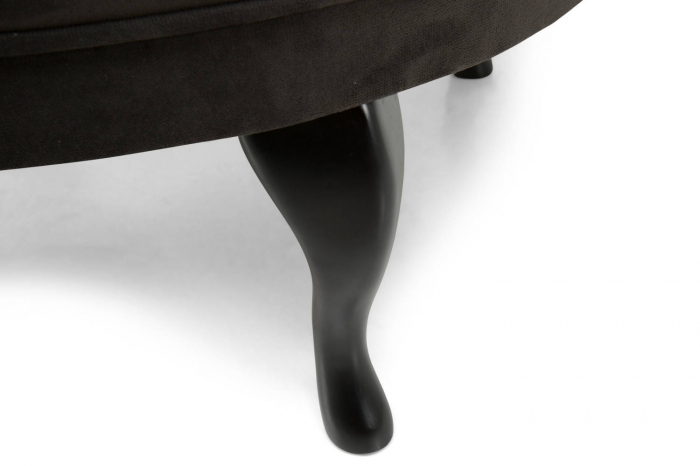 Taburet  Diana, Negru, 80x44x80 cm [10]