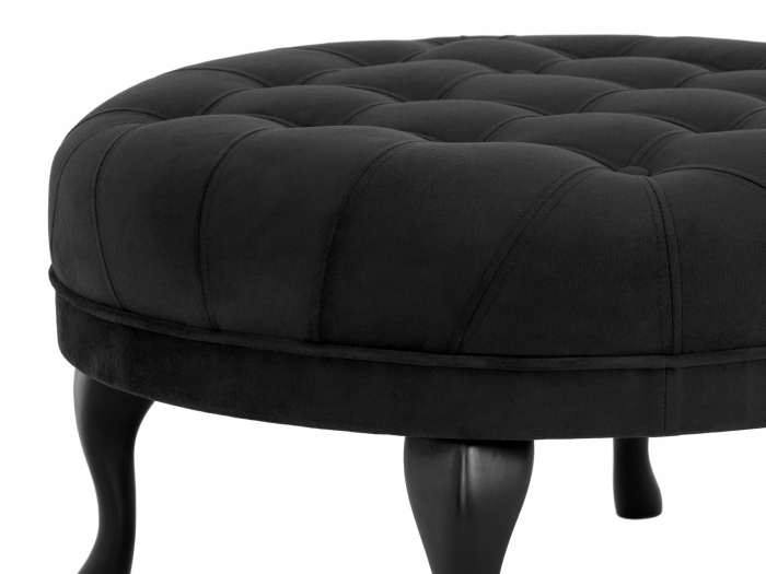 Taburet  Diana, Negru, 80x44x80 cm [4]