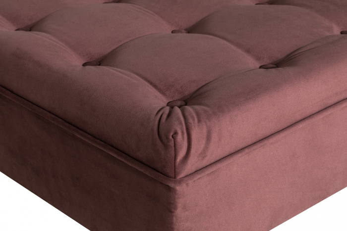 Taburet  Diana, Roz inchis, 70x44x70 cm [3]