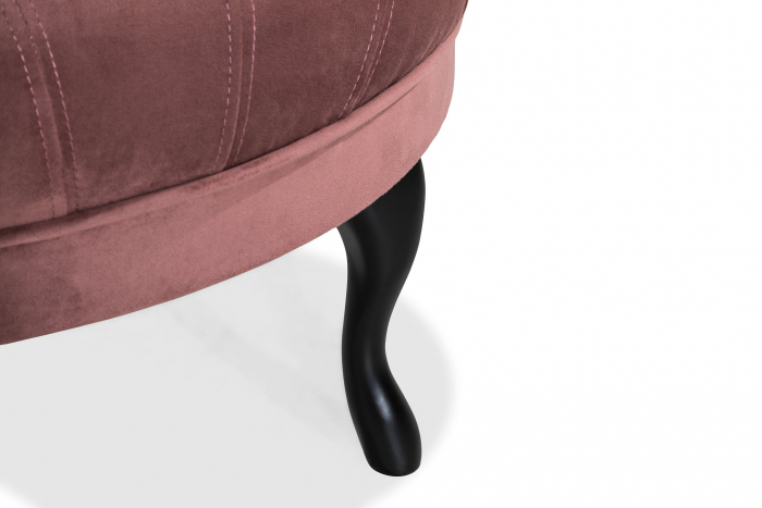 Taburet  Diana, Roz inchis, 80x44x80 cm [6]