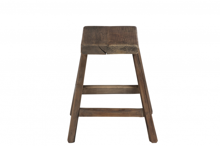 Taburet, Lemn, Maro, 35.5x34.5x45 cm [3]