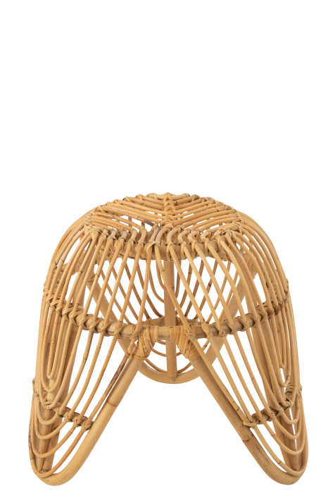 Taburet ratan, Fibre naturale, Natural, 44x44x41 [5]