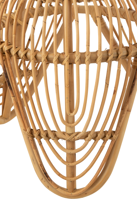 Taburet ratan, Fibre naturale, Natural, 44x44x41 [3]