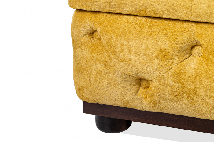 Taburet VICTORIA, galben 70x70x45 cm [5]