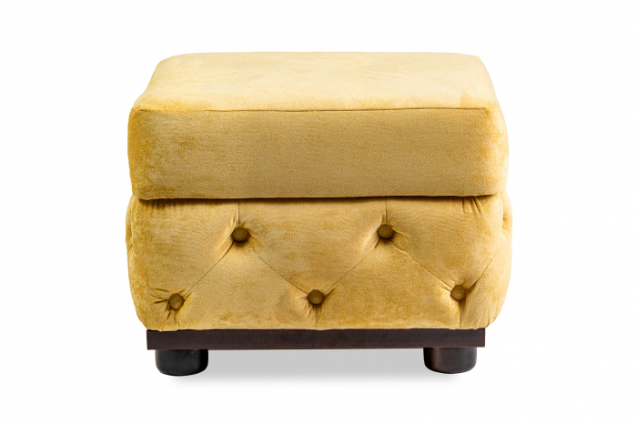 Taburet VICTORIA, galben 70x70x45 cm [3]