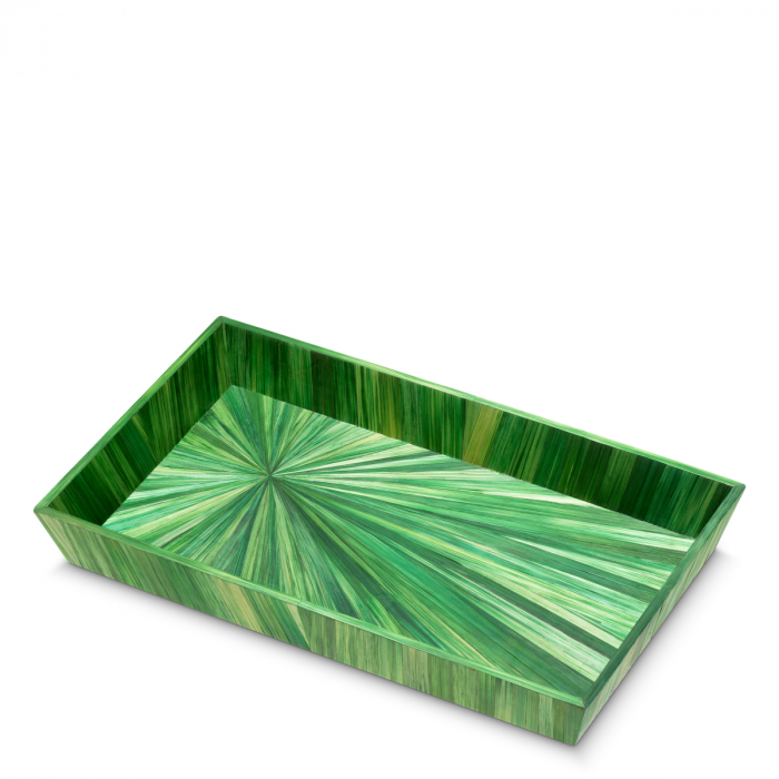 Tavă de birou Harvard S model de paie verde, Dimensiuni: L. 28 | W. 16.5 | H. 4   [3]