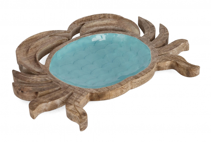 Tava Knossos Crab Albastru 38X30