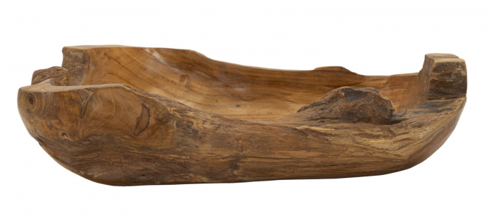 Tava, NARRO din tec reciclat 29x40x10 cm (piesa unica) [2]