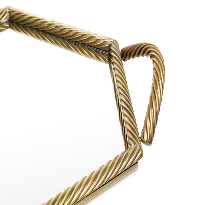 Tava Salvi Hexagon finisaj vintage alama |L. 51 | W. 46.5 | H. 8 cm  [4]