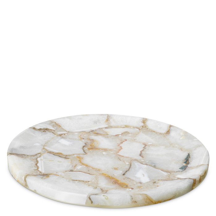 Tava Sonora rotunda, Piatra de agat |Ø 41 | H. 4.5 cm  [3]