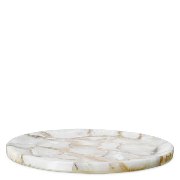 Tava Sonora rotunda, Piatra de agat |Ø 41 | H. 4.5 cm  [1]