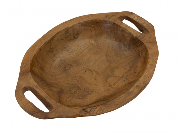 Tava, WAN din tec reciclat 37x26,5x7 cm (piesa unica) [2]